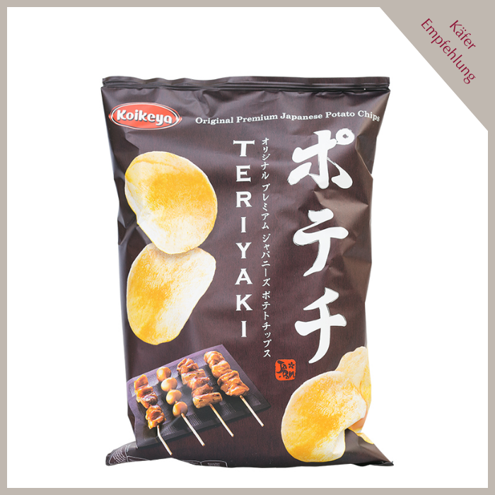 Kartoffelchips Teriyaki