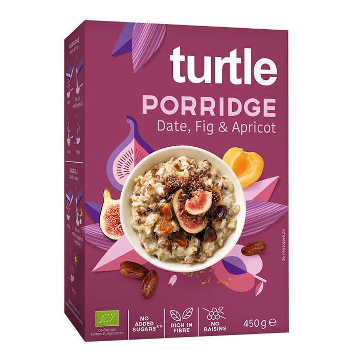 Bio Porridge Datteln, Feigen und Aprikosen