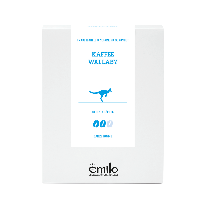 Kaffee Wallaby ganze Bohne