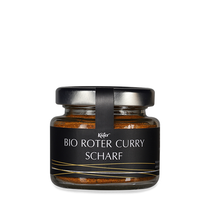 roter Curry, scharf